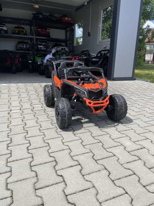 Auto Na Akumulator Buggy Can-am 4x200W 24V DK-CA003 Pomarańczowy