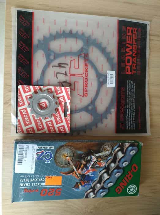 Yamaha yzf yz 250, 400 ,426,450 kompletny napęd