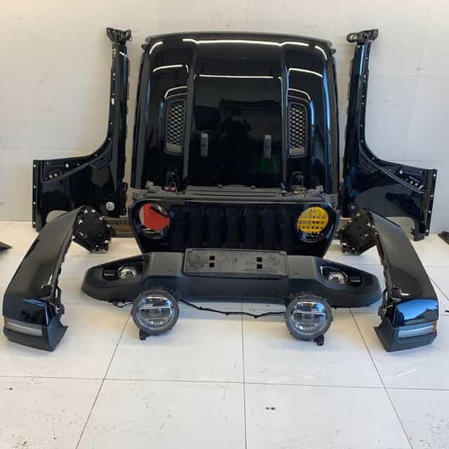 Maska Zderzak Błotnik Px8 Lampy Pas Chłodnice Jeep Wrangler Iv Jl 20R