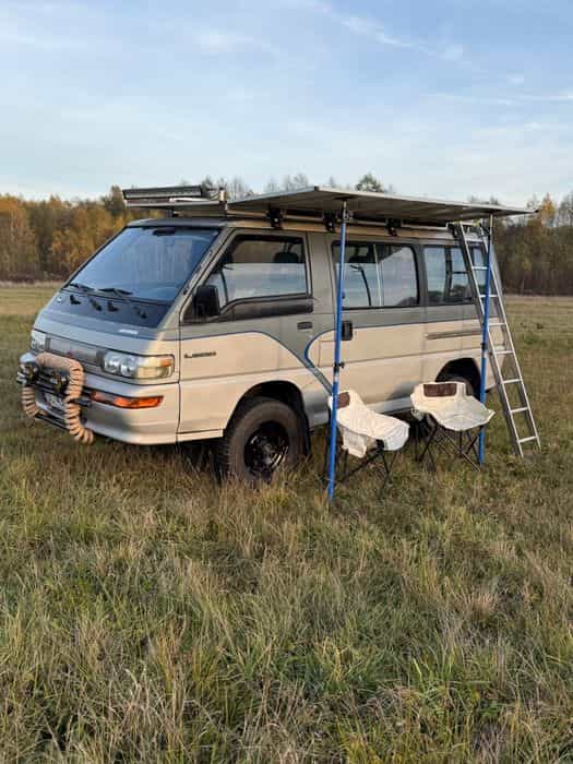 Mitsubishi L300 offroad camper 2.5td 4x4 reduktor 8-osobowy zamienie
