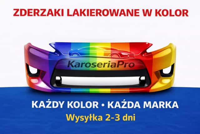 Zderaki LAKIEROWANY W DOWOLNY KOLOR - Każda marka(Wysylka 2-3 dni )