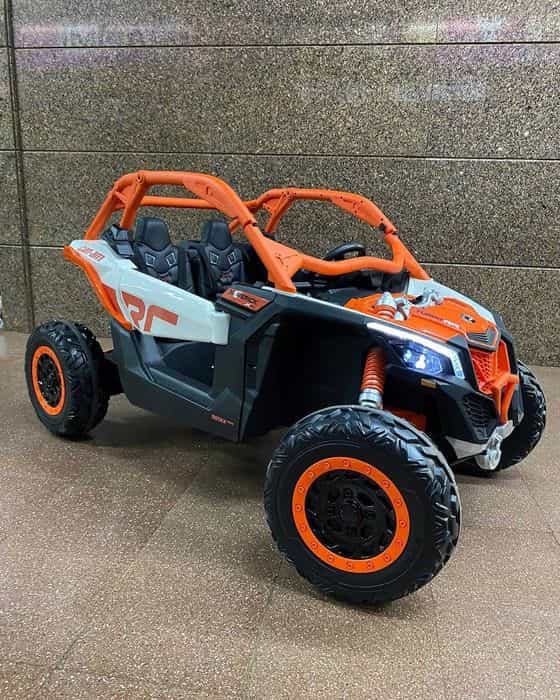 Duże BUGGY CAN-AM MAVERICK 2024 dla dzieci NAPĘD 4x4 24V PILOT