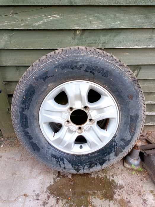 Koło kmpl felga alu plus opona toyota land cruiser 100 5x150. 17 cali na zapas