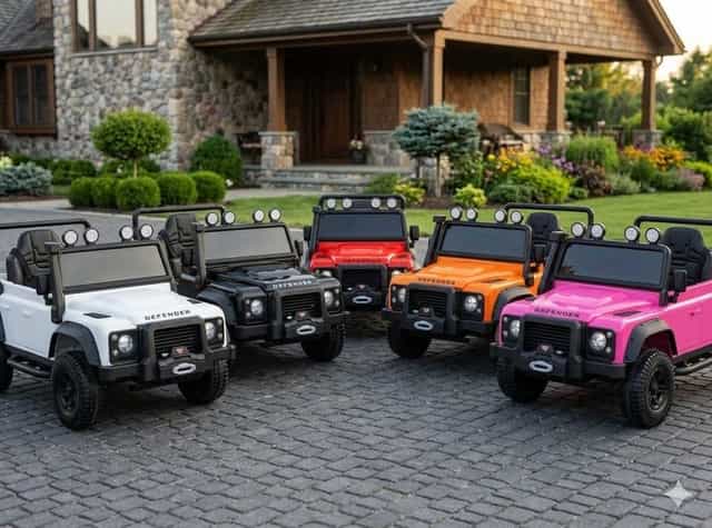 BAWIBUS.PL Autko na akumulator LAND ROVER DEFENDER jeep dla dzieci RC