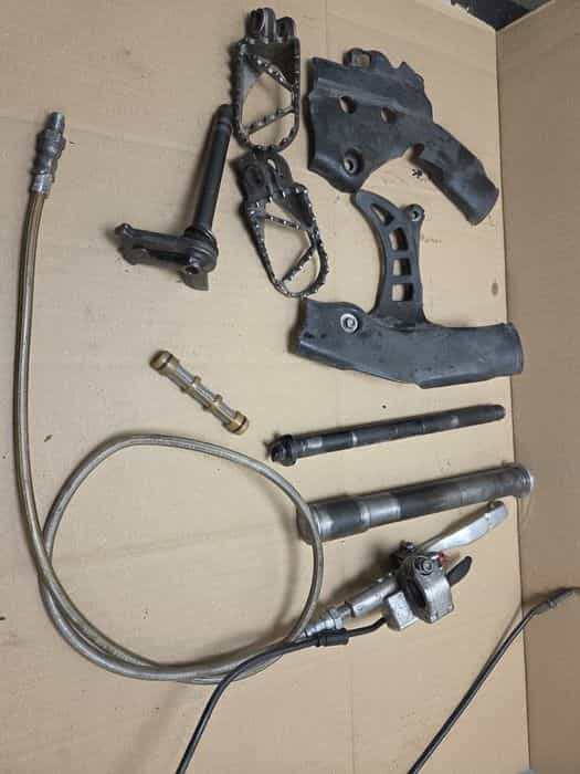 ktm exc sx 450 525 silnik skrzynia rozrusznik tryb śruba pompa oś ośka