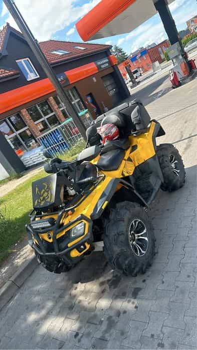 Can am outlander 800r long, zamiana