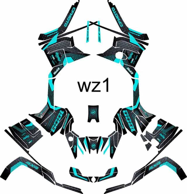 Naklejki CFmoto Cforce 850 - 1000 Okleina G2