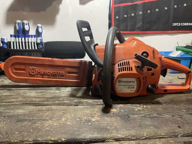 Piła Pilarka Husqvarna 236 po remoncie