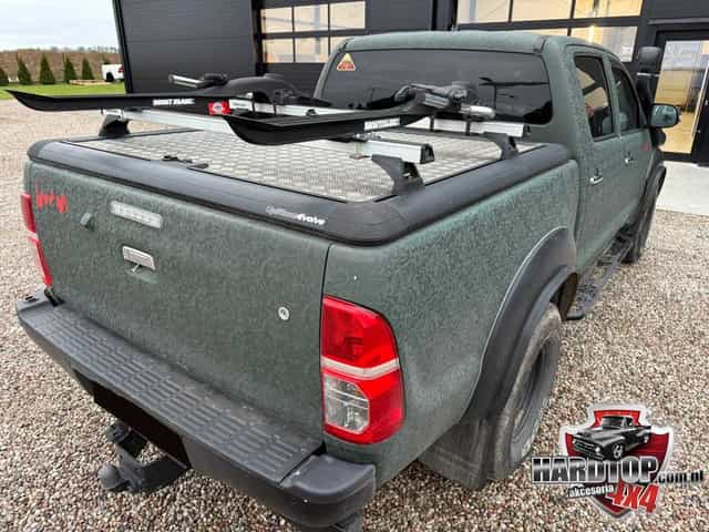 Pokrywa paki Aluminiowa Klapa Toyota Hilux 2005 Relingi Uchwyty rower