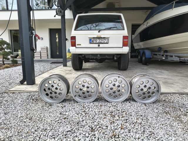 oryginalne felgi 15 jeep cherokee xj słoneczka solniczki przedlift