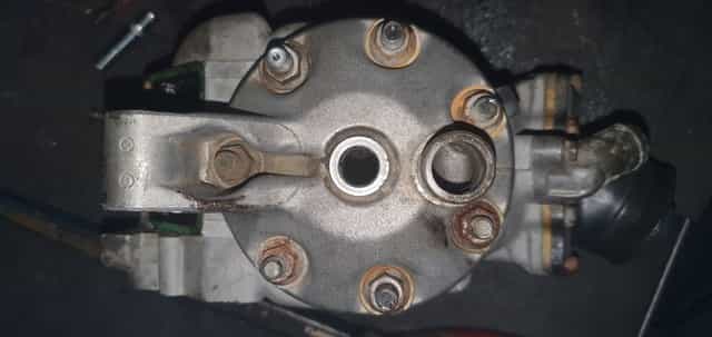 Głowica cylindra czesci Kawasaki kx 250 dawca kdx  zawor