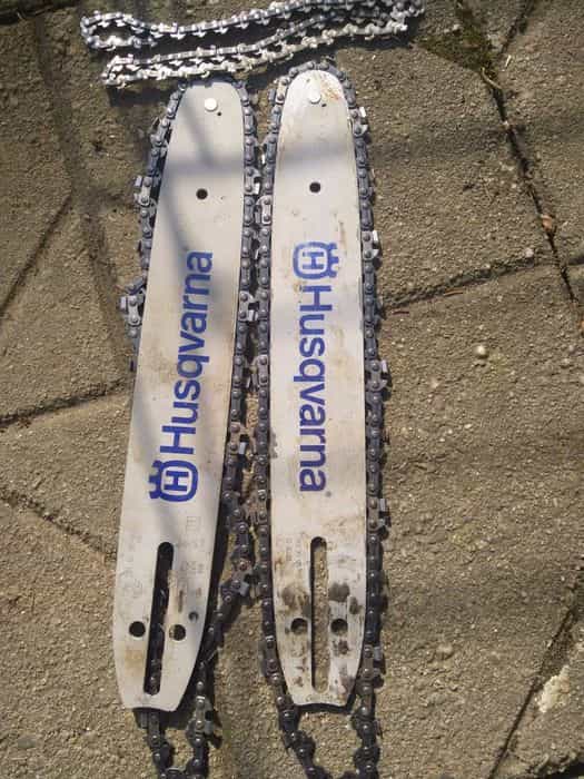 prowadnica husqvarna 12" 30cm 3/8 1,1 oryginał i łąńcuchy oregon