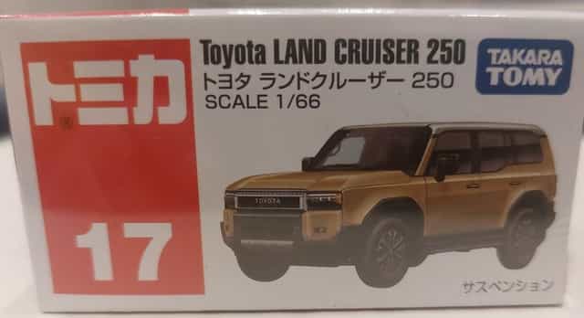 Tomica #17 Toyota Land Cruiser 250 1/66  i inne
