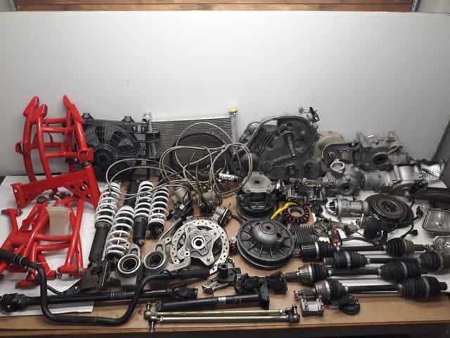 polaris 850 sportsman 1000 skrzynia wahacz dyfer polos plastiki rama