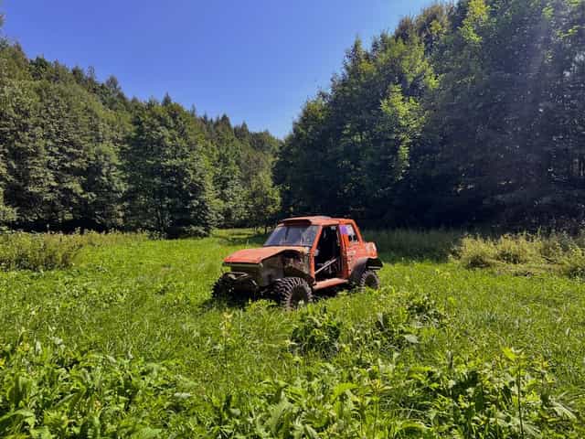 Steryd zmota Nissan Patrol skrócony, swap BMW 3.0d, 2 blokady, wyciągarka