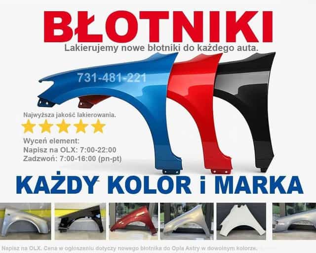 Nowe BŁOTNIKI - każy KOLOR i każda MARKA - WYSOKA jakość - WYSYŁKA