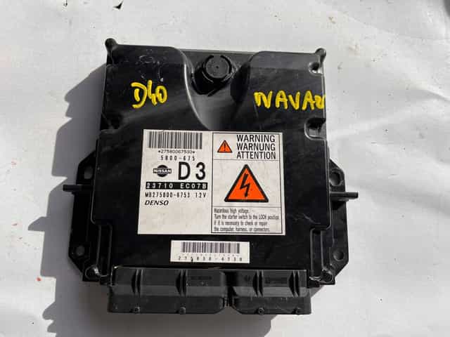 nissan navara d40 komputer sterownik silnika mb275800-6753