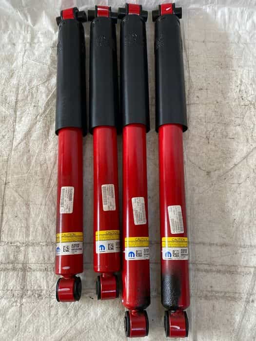 amortyzatory jeep wrangler rubicon