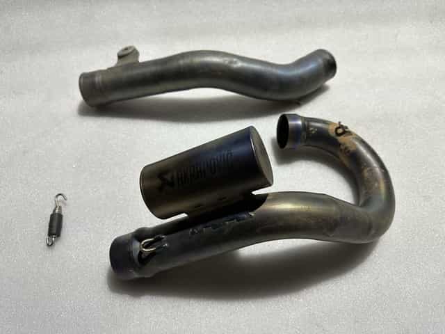 Wydech kolanko wydechowe kolektor tytanowy Akrapovič KTM 250 SXF 12-15