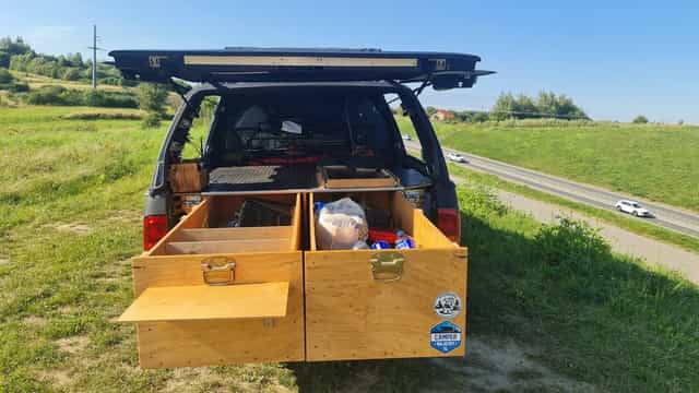Szuflady Zabudowa paki Pickup