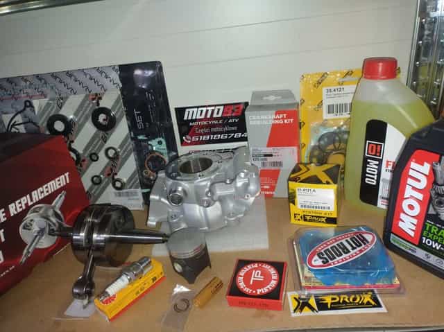 Kawasaki kx 85 rok 01-13 Zestaw naprawczy całego Silnika REMONT