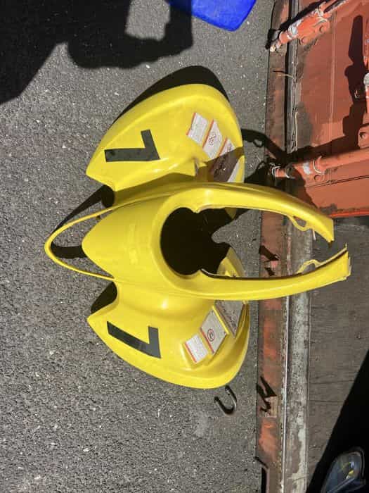 Przedni plastik owiewka przod suzuki ltz 250