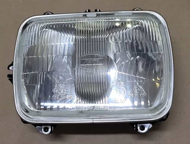 lampa przód reflektor r2 koito ramka chrom mazda jeep toyota hiace celica