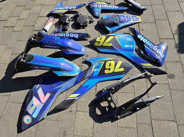 Husqvarna TE 350 FE 250 TC owiewki plastiki zbiornik 2019