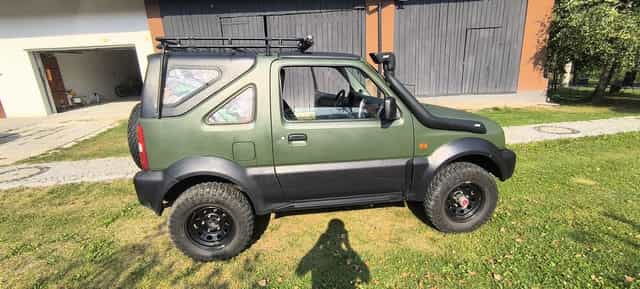 Suzuki Jimny 1.3 benzyna 2007 | Off-road, snorkel, wyciągarka, lift