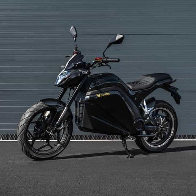 Elektrická motorka Leramotors Lancaster 3000W, černá