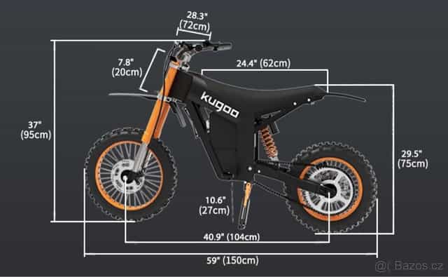 Kugoo wish 01 48v 16ah detska elektricka motorka