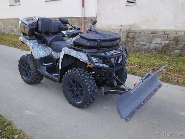 CFmoto Gladiator X1000, r.v 2021, 1150km, výbava, bílá SPZ