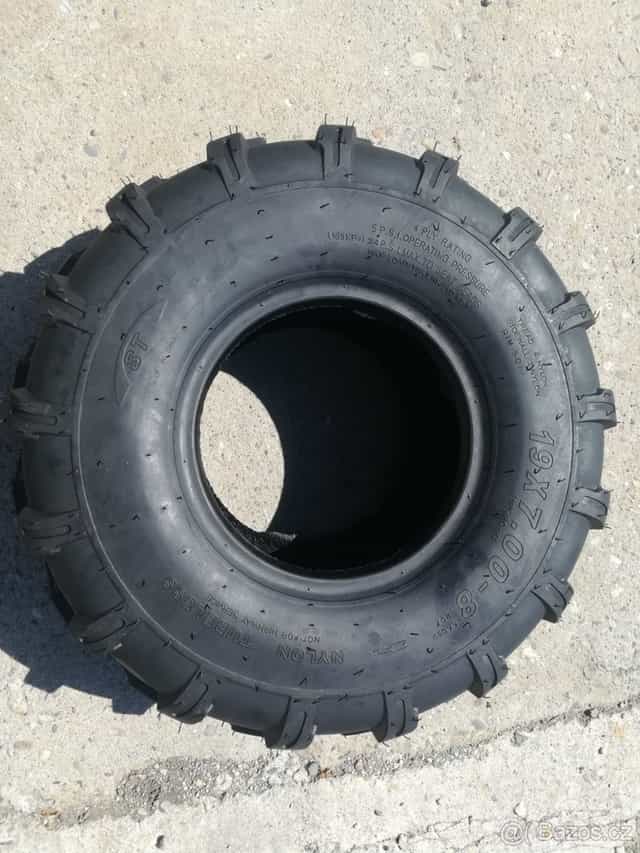 Prodám nové  pneu 19x7x8
