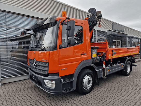 Mercedes-Benz Atego 1224 - sklápěč s hydraulickou rukou