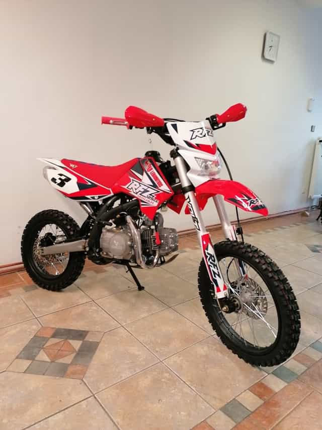 Pitbike By Apollo Jaguar 125cc 17/14 E-Start Červená