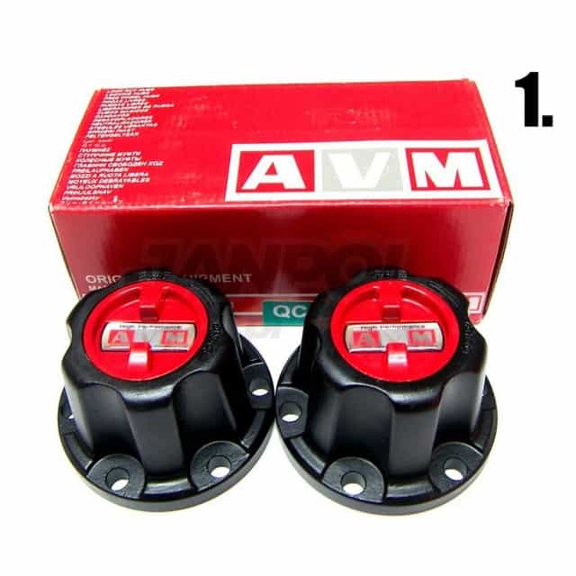 Volnoběžné náboje - Nissan Patrol, Korando, Jimny atd.