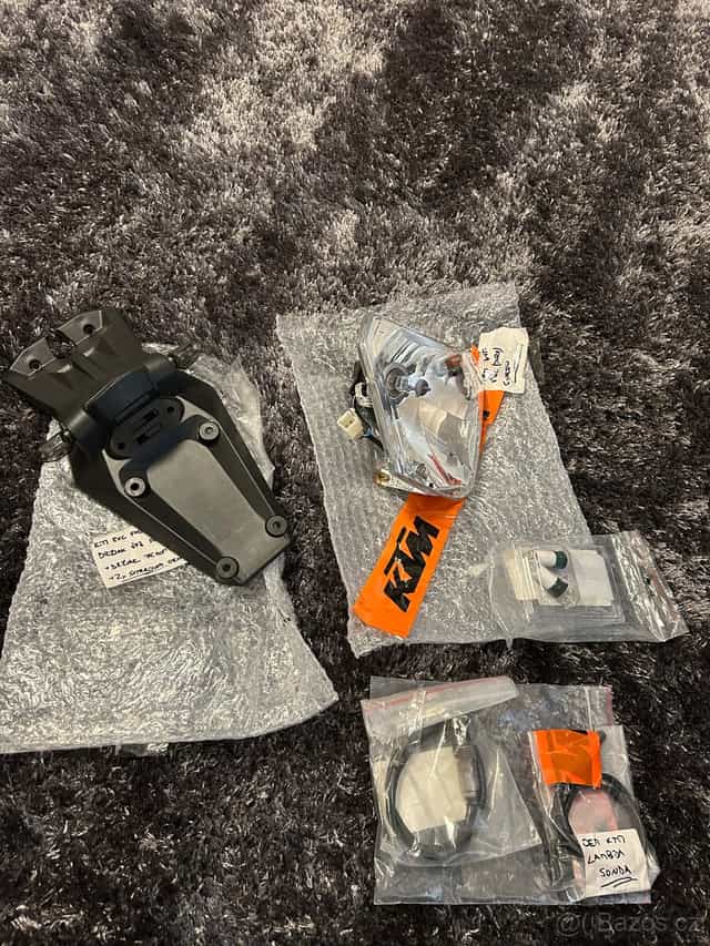 Ktm exc diely na STK, svetlo, podblatnik