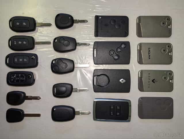 Startovaci klíč Dacia Duster, Sandero, Logan + nakodování