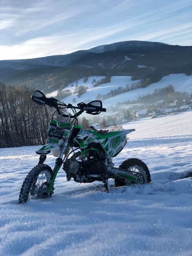 Pitbike Storm 125cc 14/12 – dobrý stav, doplňky