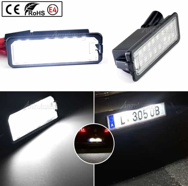LED PODSVÍCENÍ SPZ  VW GOLF  PASSAT