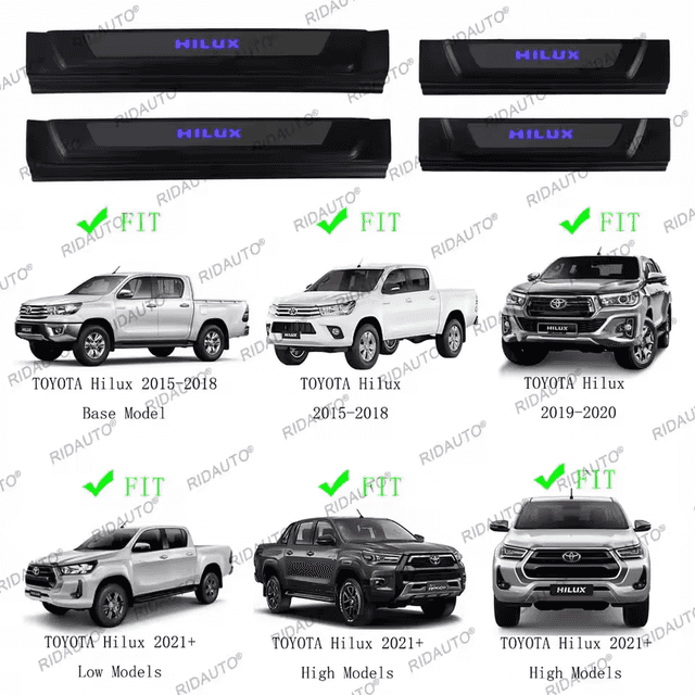 Toyota Hilux Led osvětlení prahu 4ks