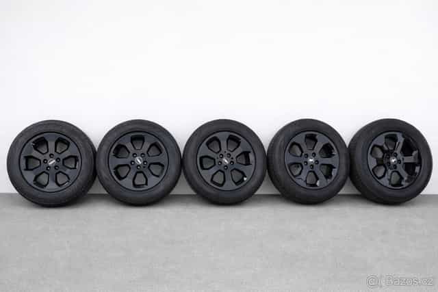 Sada 5x Alu kol a pneu na Land Rover Defender R20