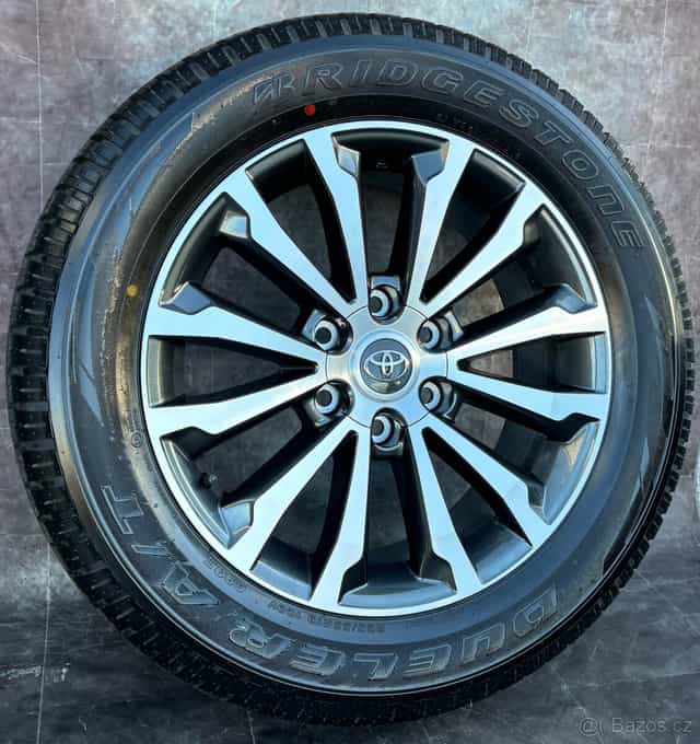 Orig. Alu kola Toyota Land Cruiser,Hilux 265/55/19 100%STAV