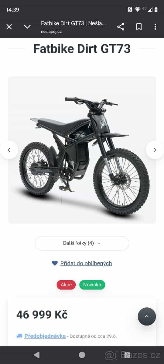 Elektricka motorka gt73 cena se může usmlouval