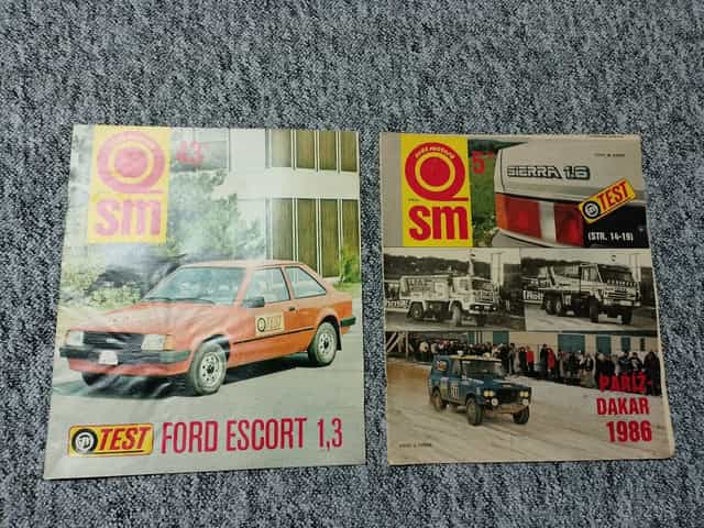 Ford Escort Mk III, Ford Sierra-test Svět motorů