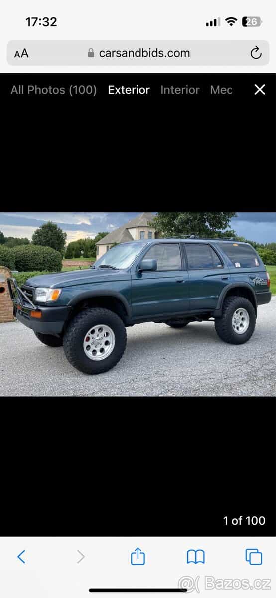 TOYOTA 4runner nový blatník