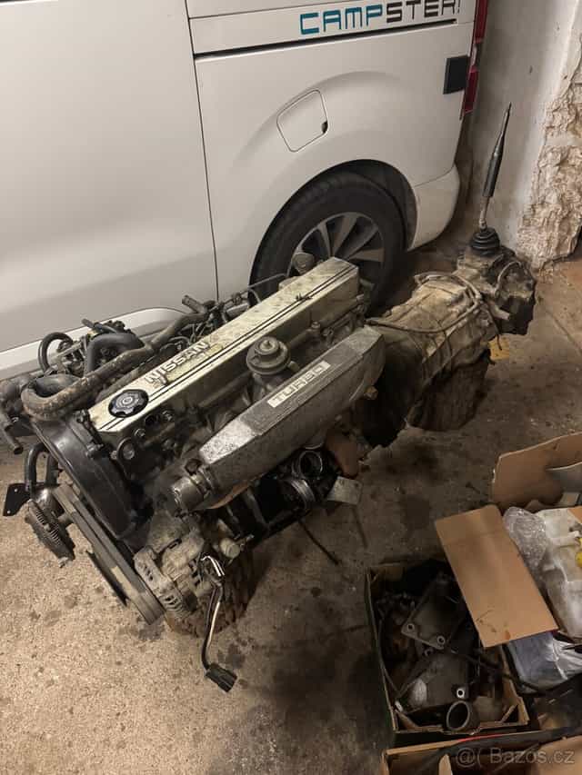 Motor Nissan Patrol y60 2.8td + převodovka