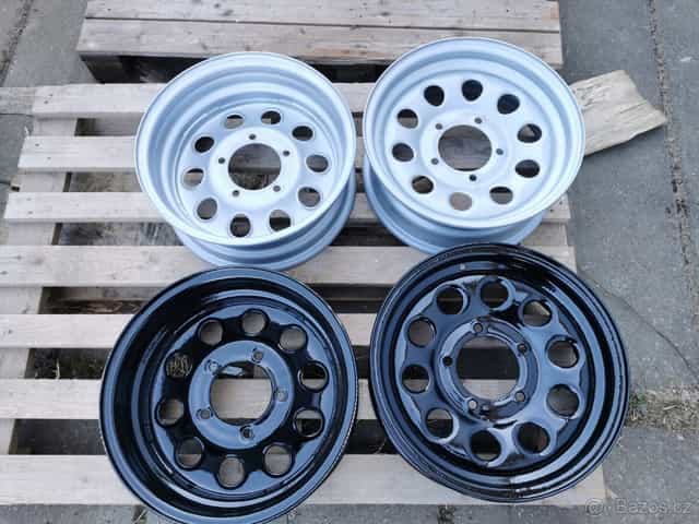 Disky 5x139,7 - opískované, lakované - Jimny