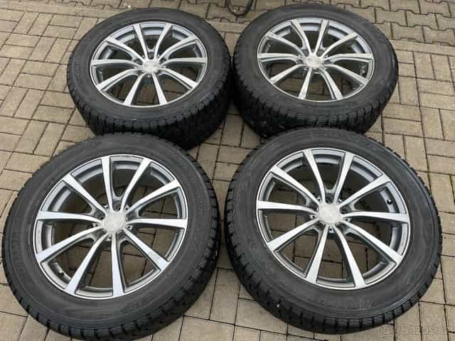 4 x alu disky 5x127 R20, zimní pneu 90%