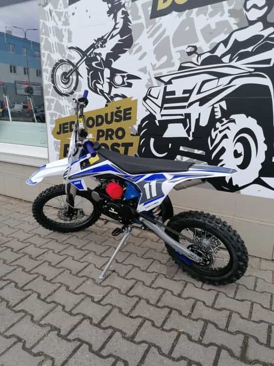 Pitbike Shark 125ccm 17x14 modrá